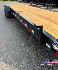 Alternative view of 14EC-34-SIR AATC 34′ CARHAULER 2 CAR TRAILER 14,000 GVWR 7 TON SLIDE IN RAMPS
