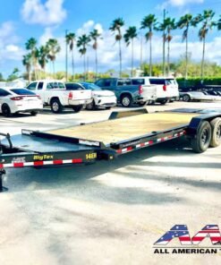 Alternative view of 14EH-21+3MR BIG TEX 24′ EQUIPMENT TRAILER 15,400 GVWR MEGA RAMPS