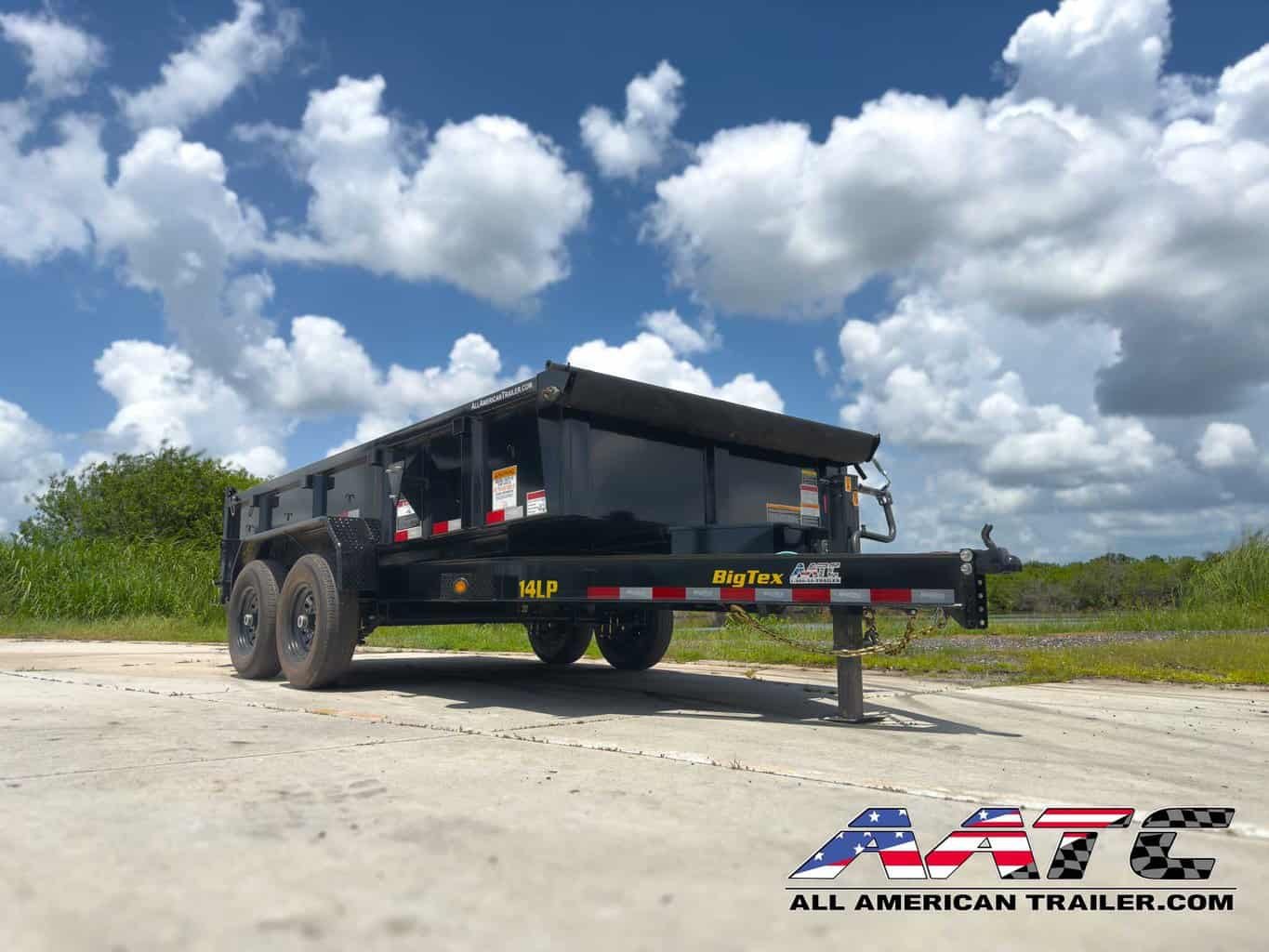 14LP-14 BIG TEX 14′ DUMP TRAILER 7 TON 14,000 GVWR 7X14 - Image 2