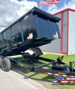 14LP-16-P4 BIG TEX 16′ DUMP TRAILER 4′ SIDE 7 TON 14,000 GVWR 7X16