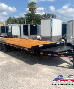 Alternative view of 14OA-17+3 BIG TEX 20′ DECKOVER EQUIPMENT TRAILER 7 TON 14,000 GVWR