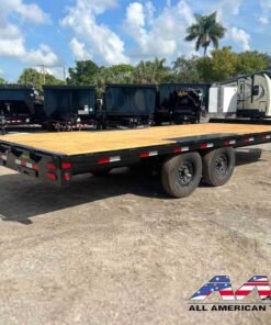 Alternative view of 14OA-20 BIG TEX 20′ DECKOVER TRAILER 14,000 GVWR 8.5X20 SLIDE IN RAMPS