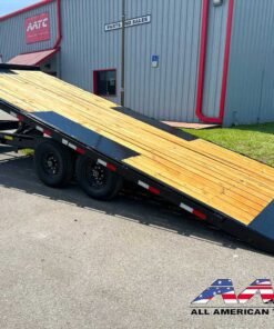 14OT-22 BIG TEX FULL 22′ DECKOVER POWER TILT TRAILER 7 TON 14,000 GVWR