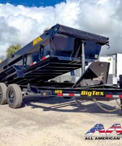 14TD-14 BIG TEX 14′ DUMP TRAILER TELESCOPIC RAM 7 TON 15,400 GVWR 7X14