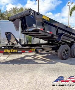 Alternative view of 14TD-14 BIG TEX 14′ DUMP TRAILER TELESCOPIC RAM 7 TON 15,400 GVWR 7X14