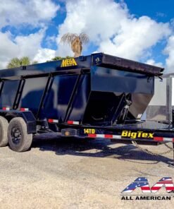 Alternative view of 14TD-14-P4 BIG TEX 14′ DUMP TRAILER 4′ SIDE TELESCOPIC RAM 7 TON 15,400 GVWR 7X14