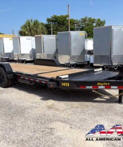 Alternative view of 14TI-20 BIG TEX 20′ TANDEM AXLE I-BEAM TILT 15,400 GVWR 16+4