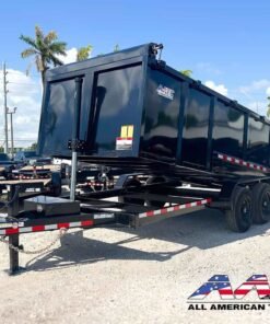 16DT-16-P4-8K AATC 16′ DUMP TRAILER 4′ SIDE 8 TON 16,000 GVWR 7X16 TELESCOPIC CYLINDER