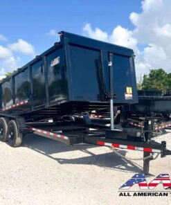 Alternative view of 16DT-16-P4-8K AATC 16′ DUMP TRAILER 4′ SIDE 8 TON 16,000 GVWR 7X16 TELESCOPIC CYLINDER