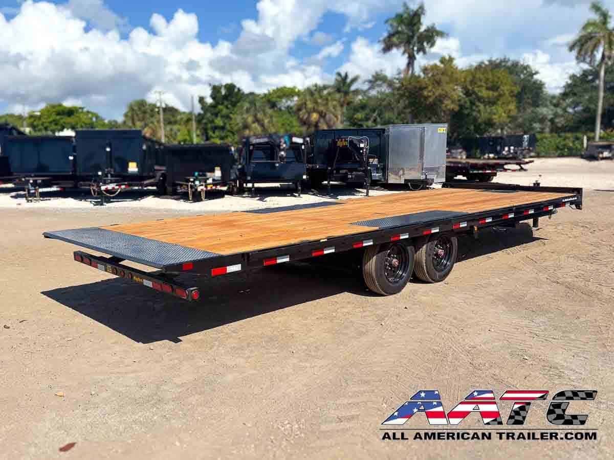16OT-24 BIG TEX FULL 24′ DECKOVER POWER TILT TRAILER 8 TON 17,600 GVWR - Image 2