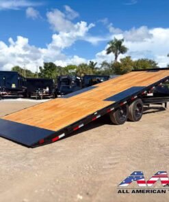 16OT-26 BIG TEX FULL 26′ DECKOVER POWER TILT TRAILER 8 TON 17,600 GVWR