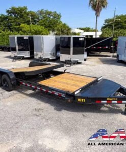 Alternative view of 16TI-22 BIG TEX 22′ TANDEM AXLE I-BEAM TILT 17,600 GVWR 16+6