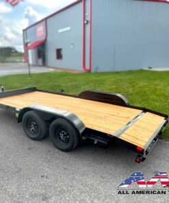 Alternative view of 70CH-16 BIG TEX 16′ CAR HAULER WITH DOVETAIL 70CH-16