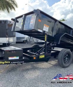 70SR-10 BIG TEX 10′ TANDEM AXLE DUMP TRAILER 3.5 TON 7,000 GVWR 5X10