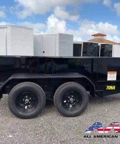 Alternative view of 70SR-10 BIG TEX 10′ TANDEM AXLE DUMP TRAILER 3.5 TON 7,000 GVWR 5X10