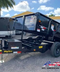 90SR-10 BIG TEX 10′ TANDEM AXLE DUMP TRAILER 5 TON 9,990 GVWR 6X10 NO RAMPS