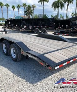 Alternative view of B5-202-SIR PJ 20′ EQUIPMENT TRAILER 5 TON 10,000 GVWR FULL WIDTH DECK 8.5X20 DRIVE OVER FENDERS