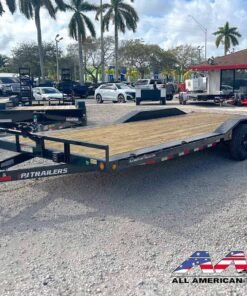 Alternative view of B5-222-SIR PJ 22′ EQUIPMENT TRAILER 5 TON 10,000 GVWR FULL WIDTH DECK 8.5X22 DRIVE OVER FENDERS