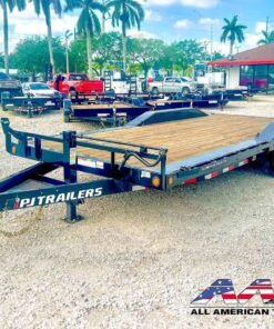 B6-202-SIR PJ 20′ EQUIPMENT TRAILER 7 TON 14,000 GVWR FULL WIDTH DECK 8.5X20 DRIVER OVER FENDERS
