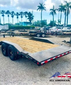 Alternative view of B6-202-SIR PJ 20′ EQUIPMENT TRAILER 7 TON 14,000 GVWR FULL WIDTH DECK 8.5X20 DRIVER OVER FENDERS