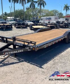 B6-242-SIR PJ 24′ EQUIPMENT TRAILER 7 TON 14,000 GVWR FULL WIDTH DECK 8.5X24 DRIVER OVER FENDERS