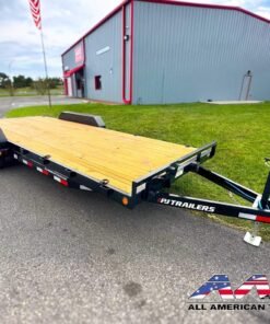 CE-202-SIR PJ 20′ CAR HAULER TRAILER 10,000 GVWR 7X20 2′ DOVETAIL W/ 5′ SLIDE IN RAMPS
