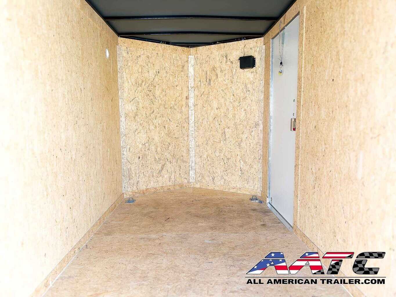 CW6X12TA2-WHT-DD COVERED WAGON WHITE 6X12 TANDEM AXLE DOUBLE DOOR CARGO TRAILER - Image 6