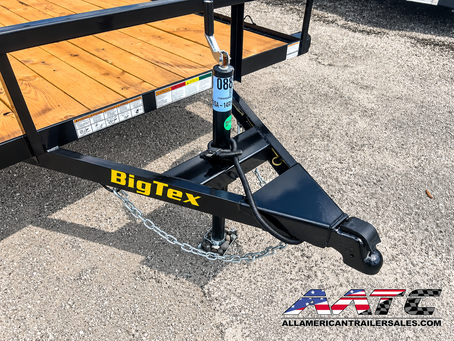 35SA-14 BIG TEX 6.5X14 SINGLE AXLE UTILITY TRAILER WITH RAMP GATE - Image 4