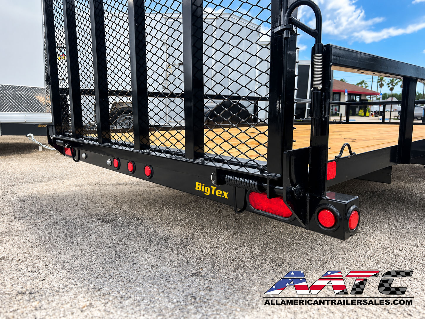 35SA-14 BIG TEX 6.5X14 SINGLE AXLE UTILITY TRAILER WITH RAMP GATE - Image 7