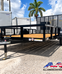 29UT-12 AATC 12′ SINGLE AXLE UTILITY TRAILER 2,990 GVWR 6X12 W/ GATE