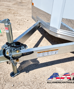 Alternative view of C6X12SSA-WHT-R-64-XLT ALCOM Aluminum 6×12 Single Axle Ramp Door Cargo Trailer XLT Pro Series