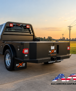 Alternative view of 8’6″ NXG SKIRTED TRUCK BED – FITS LONG BED – DUALLY – W/ 42″ RAILS 57 CA – 8’6″/97/57/42 – XSB MODEL