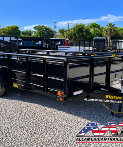 Alternative view of 70TV-16 BIG TEX 7X16 TANDEM AXLE VANGUARD UTILITY TRAILER WITH RAMP GATE 2 BRAKE AXLES