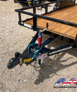 Alternative view of 70PI-16 BIG TEX 7X16 TANDEM AXLE UTILITY TRAILER WITH RAMP GATE 2 BRAKE AXLES