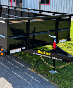 Alternative view of 35SV-12 BIG TEX 6.5X12 SINGLE AXLE VANGUARD SIDE UTILITY WITH RAMP GATE solid sides