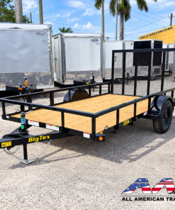 30SA-10 BIG TEX 5X10 SINGLE AXLE UTILITY TRAILER WITH RAMP GATE