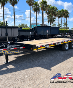 12SSA-19+6 EAGER BEAVER 12 TON DECKOVER HEAVY EQUIPMENT TRAILER 19+6