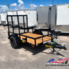 30SA-08 BIG TEX 5X8 SINGLE AXLE UTILITY TRAILER WITH RAMP GATE