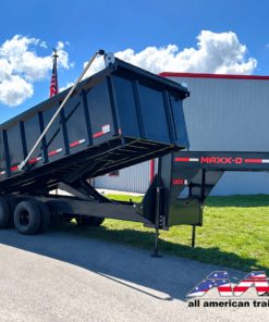 DDX-20-HYJ MAXX-D 20′ GOOSENECK DUMP 4′ HIGH SIDE 12.5 TON 25,000 GVWR 8X20 LR-G TIRES