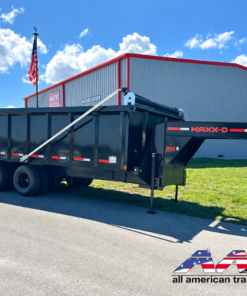 Alternative view of DDX-20-HYJ MAXX-D 20′ GOOSENECK DUMP 4′ HIGH SIDE 12.5 TON 25,000 GVWR 8X20 LR-G TIRES