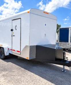 Alternative view of SCE7X16TA3-WHT-LS SUN COAST 7X16 TANDEM AXLE CARGO LANDSCAPE TRAILER