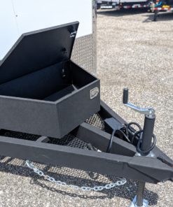 Alternative view of CW7X16TA2-GS-WHT-LS COVERED WAGON 7X16 TANDEM AXLE LANDSCAPE TRAILER
