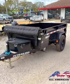 D5-081 PJ 8′ DUMP TRAILER 2.5 TON 5,000 GVWR 5X8 W/ NO RAMPS