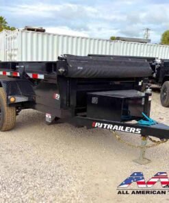 Alternative view of D5-081 PJ 8′ DUMP TRAILER 2.5 TON 5,000 GVWR 5X8 W/ NO RAMPS
