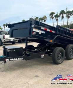 D5-102-R PJ 10′ DUMP TRAILER 3.5 TON 7,000 GVWR 5X10 W/ RAMPS