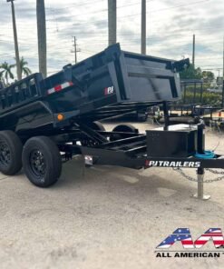 Alternative view of D5-102-R PJ 10′ DUMP TRAILER 3.5 TON 7,000 GVWR 5X10 W/ RAMPS