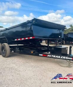 Alternative view of D7-142-SIR PJ 14′ DUMP TRAILER 7X14