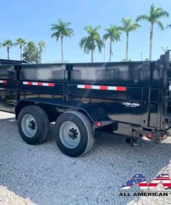 Alternative view of DE-162-P4-GN PJ 7X16 GOOSENECK DUMP TRAILER 10 TON 4′ HIGH SIDES