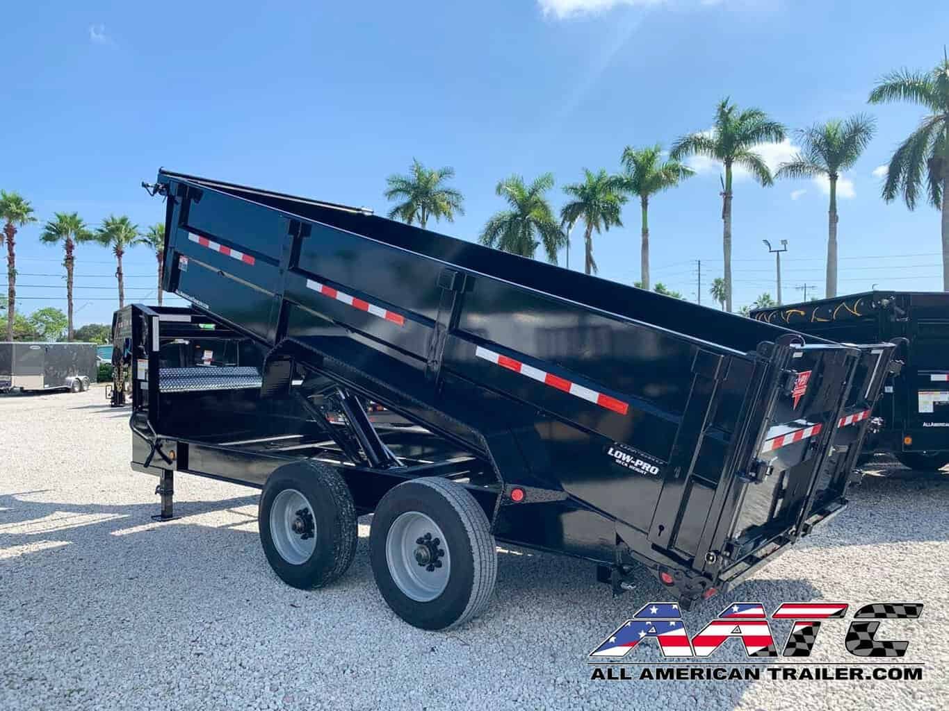 DE-162-P4-GN PJ 7X16 GOOSENECK DUMP TRAILER 10 TON 4′ HIGH SIDES - Image 8
