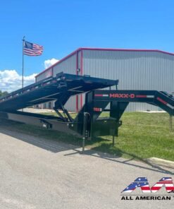 TDX-40-HYJ MAXX-D 40′ GOOSENECK TILT TRAILER – Container Trailer 25,000 GVWR 8.5X40 Hydraulic Jacks